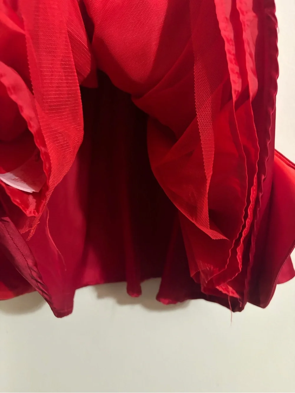 Disney Red Elena Princess Dress with Gold Embroidery